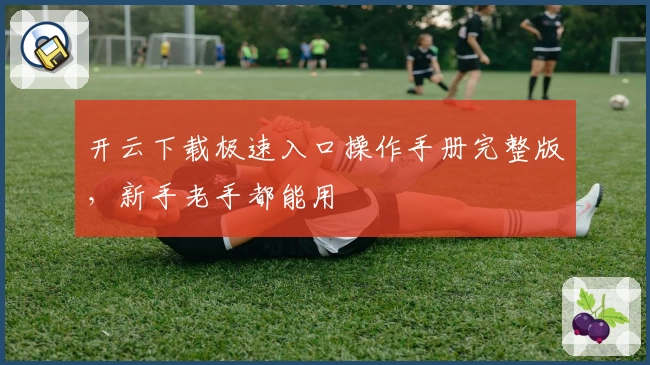 开云下载极速入口操作手册完整版,新手老手都能用